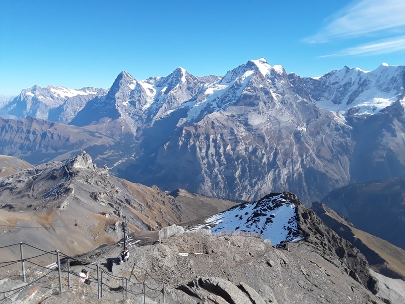 Eiger Monch Jungfrau Mountains 1