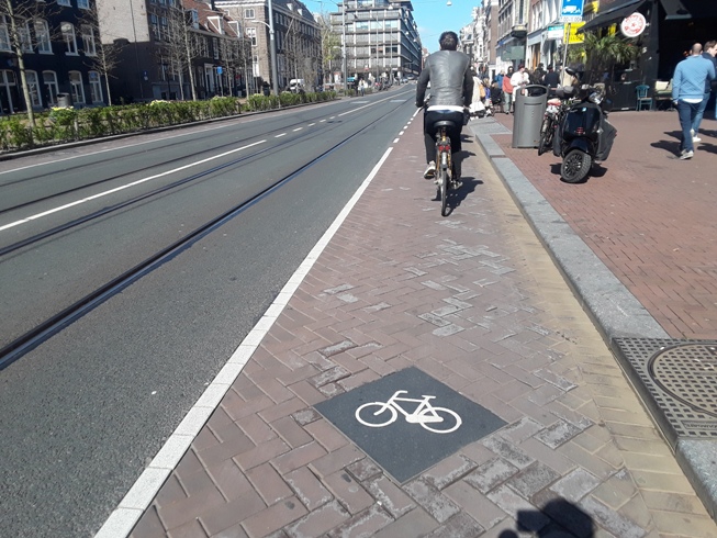 Bike Lane in Amsterdam