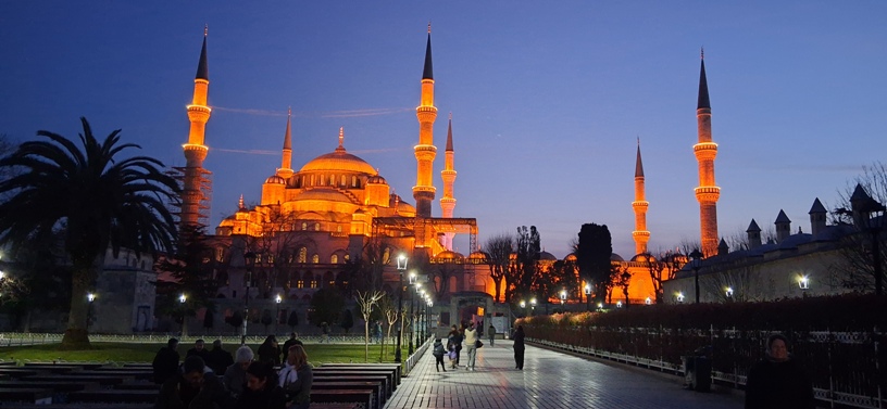 Blue Mosque Nighttime