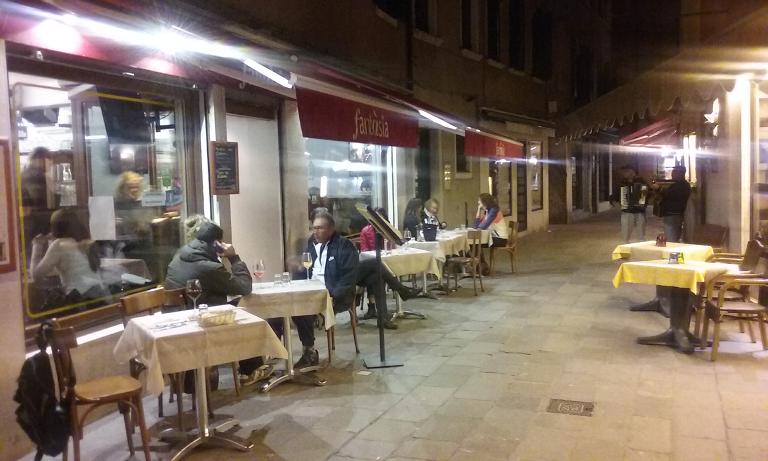 Inexpensive Dinner in Venice, Italy
