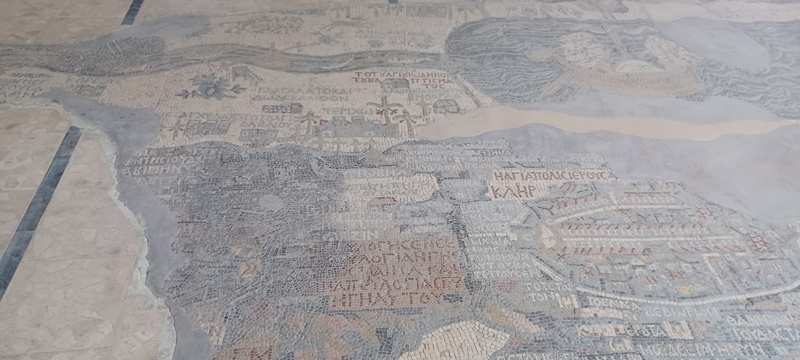 Madaba Greek Orthodox Church Mosaic Map 2