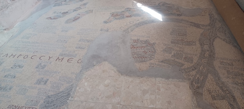 Madaba Greek Orthodox Church Mosaic Map 3
