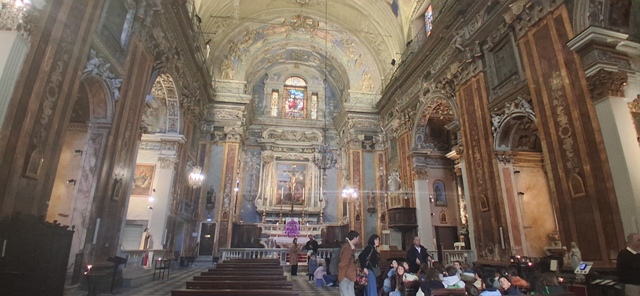 Nice, France Inside Cathedral Panoramic