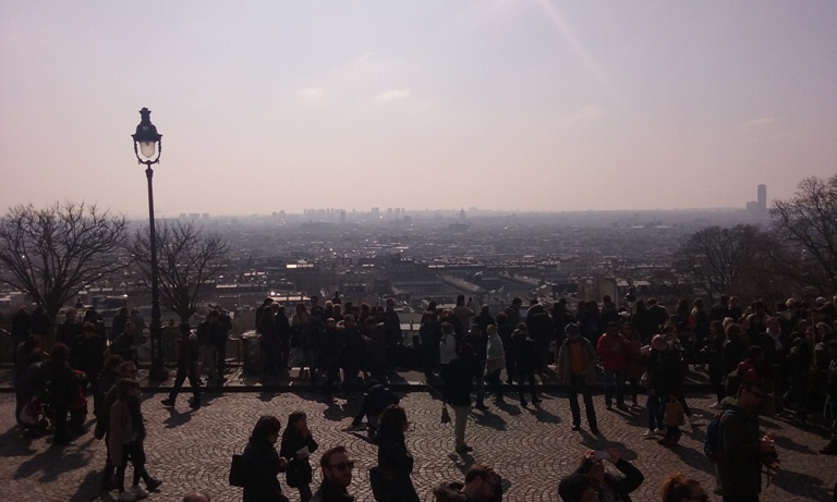 View of Paris from  Basilique du Sacr&eacute;-Coeur 1