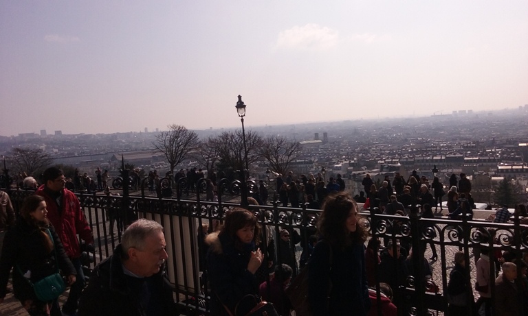 View of Paris from  Basilique du Sacr&eacute;-Coeur 2