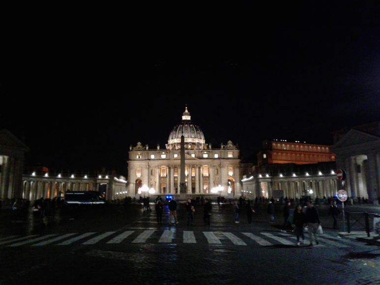 St. Peter's Square Nighttime