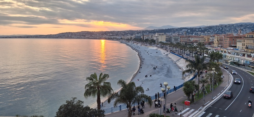Sunset in Nice, France 2