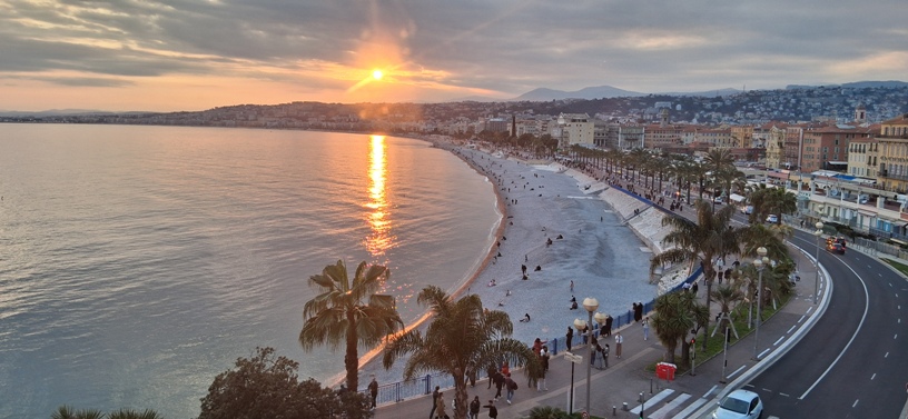 Sunset in Nice, France 3