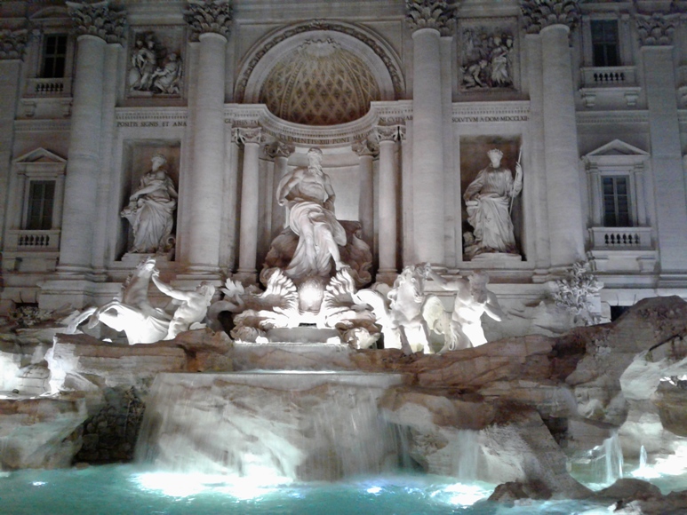 Trevi Fountain Night