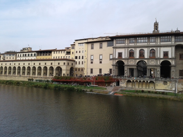 Uffizi Galleria and Visari Corridor